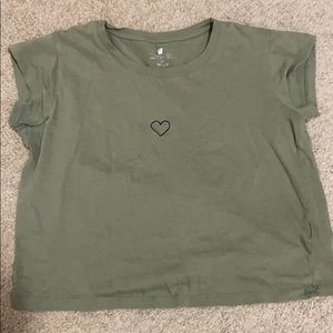 A cute simple shirt with a heart